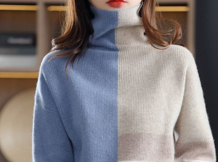 AS | A'leurs - Stylowy zimowy sweter z golfem