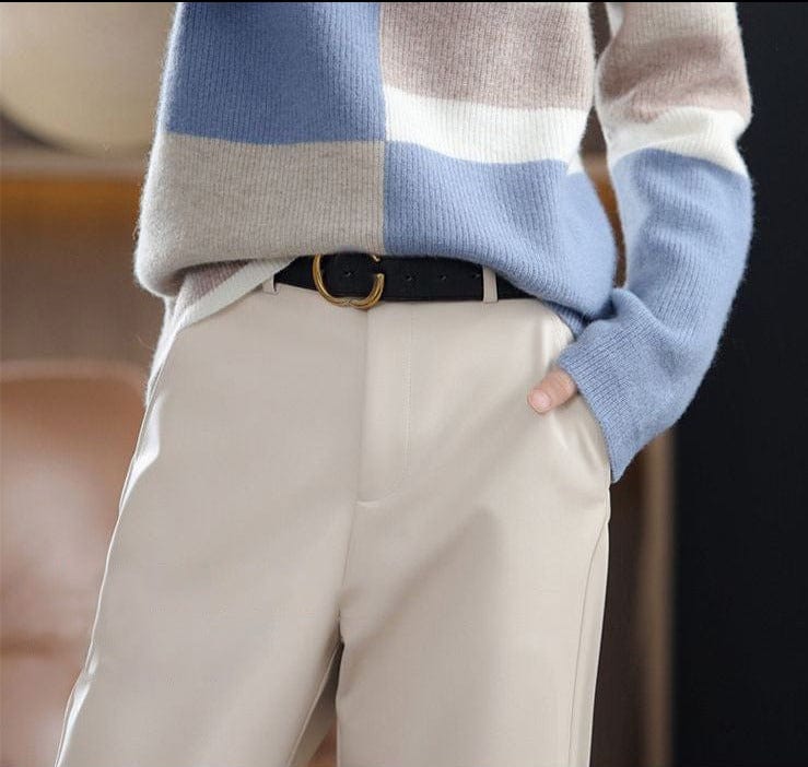 AS | A'leurs - Stylowy zimowy sweter z golfem