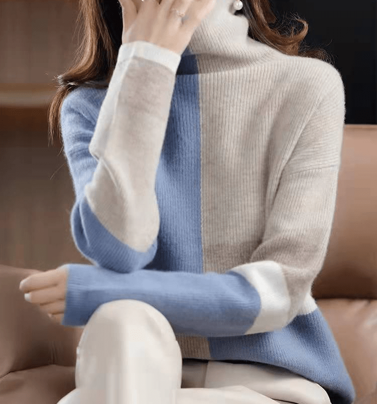 AS | A'leurs - Stylowy zimowy sweter z golfem