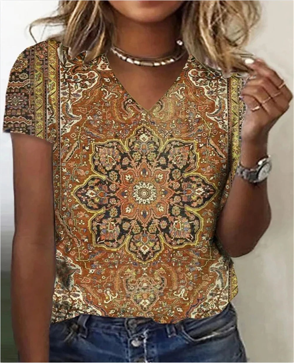AS MW | V-neck w stylu vintage