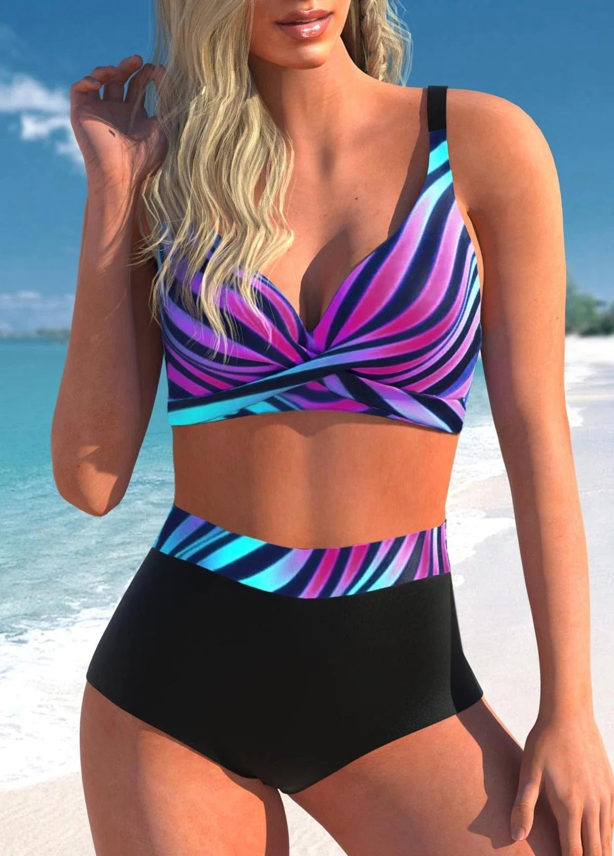 AS | Bikini w kropki i paski