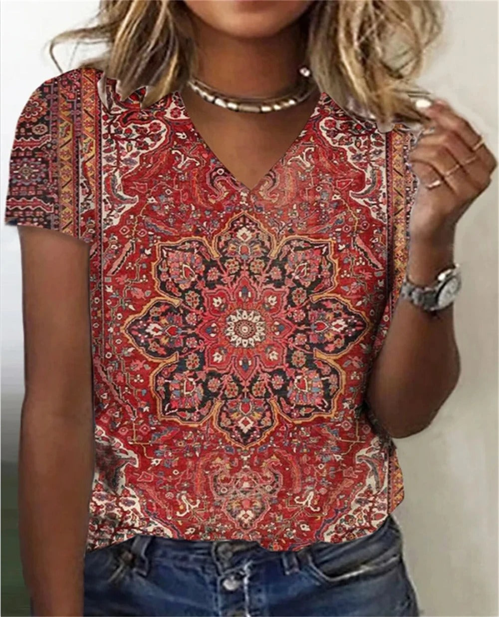 AS MW | V-neck w stylu vintage