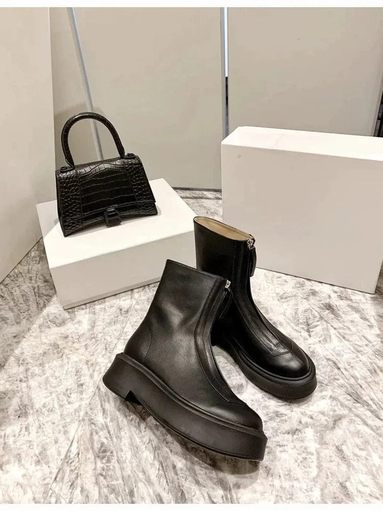 AS | Skórzane buty za kostkę