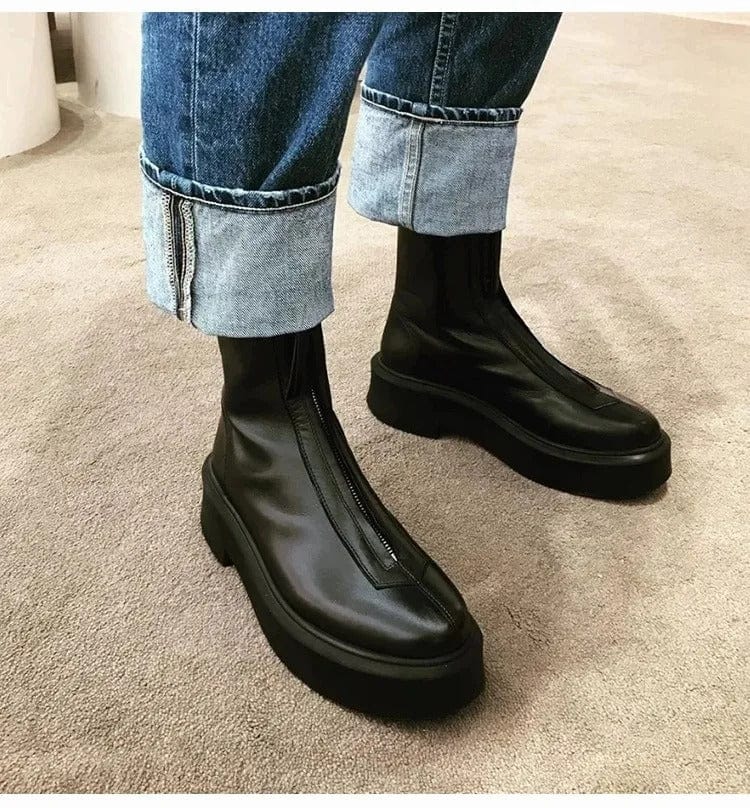 AS | Skórzane buty za kostkę