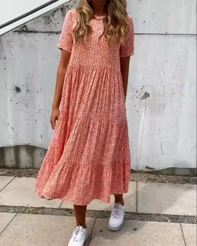 LB | Mira | Kwiecista sukienka midi