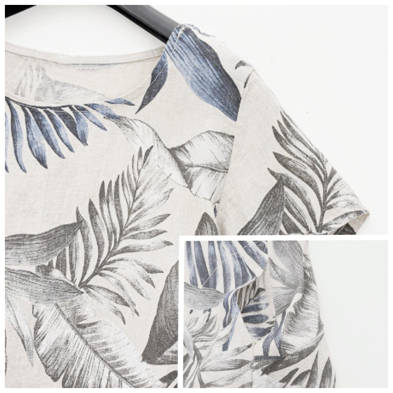 LB | Botaniczna sukienka midi