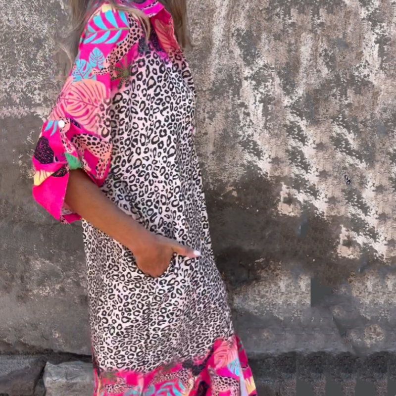LB | ZARA ���� WILD ESCAPE MAXI DRESS