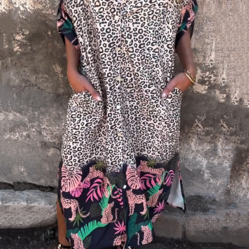 LB | ZARA ���� WILD ESCAPE MAXI DRESS