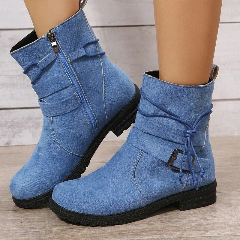 AS | Buty do połowy łydki z paskiem