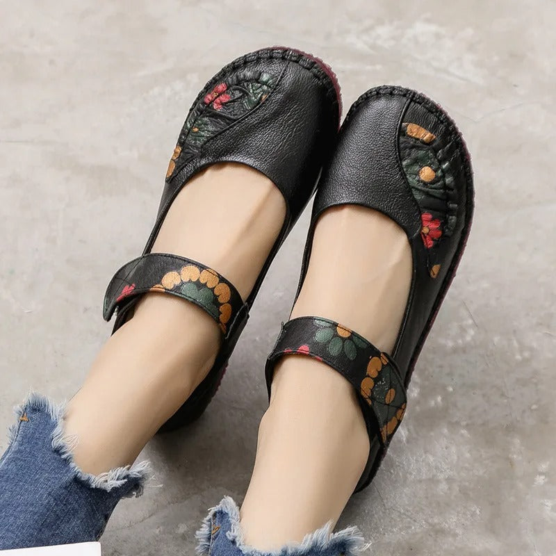 AS | Buty wsuwane z wycięciem w kwiaty