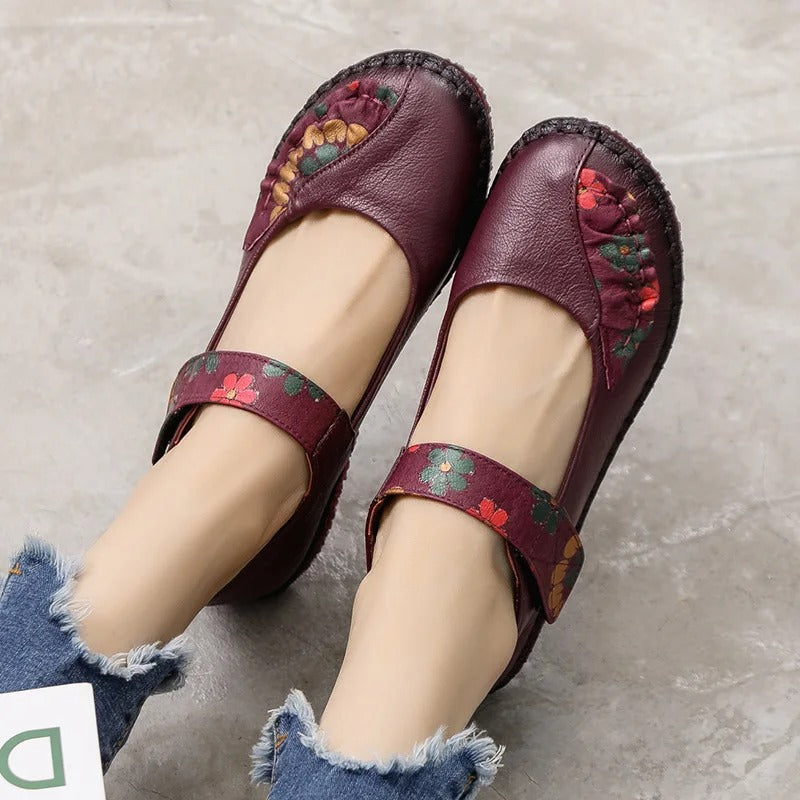 AS | Buty wsuwane z wycięciem w kwiaty
