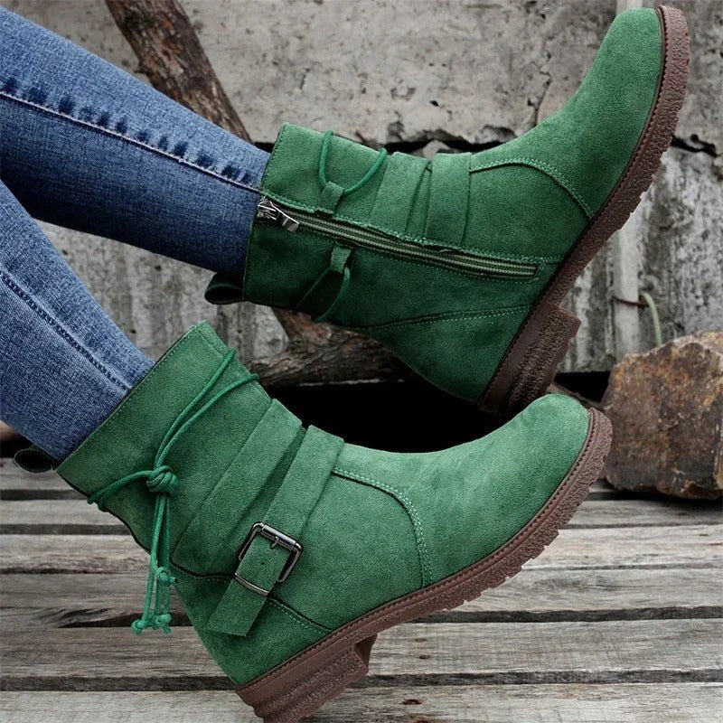 AS | Buty do połowy łydki z paskiem