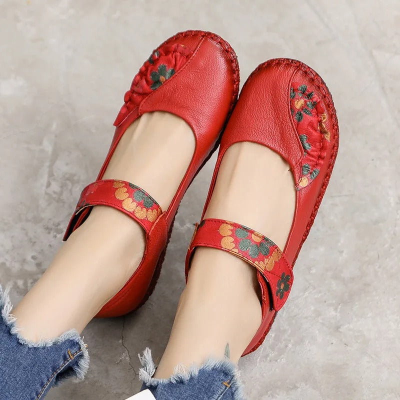 AS | Buty wsuwane z wycięciem w kwiaty