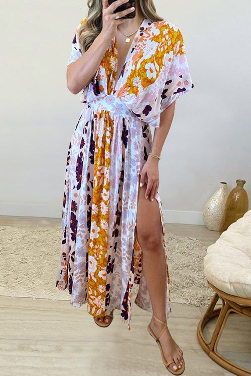 LB | Like Palm sukienka maxi z rozcięciem z boku