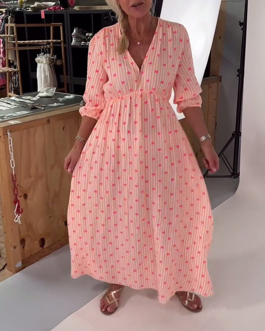 LB | SOPHIA ���� SUKIENKA MAXI SWEET HEART FLOW