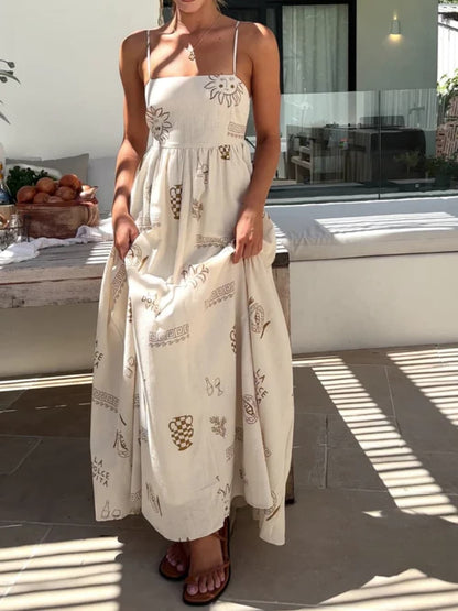 LB | Sukienka maxi z urokiem boho