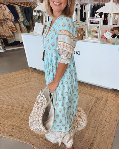 LB | Sukienka maxi w stylu boho