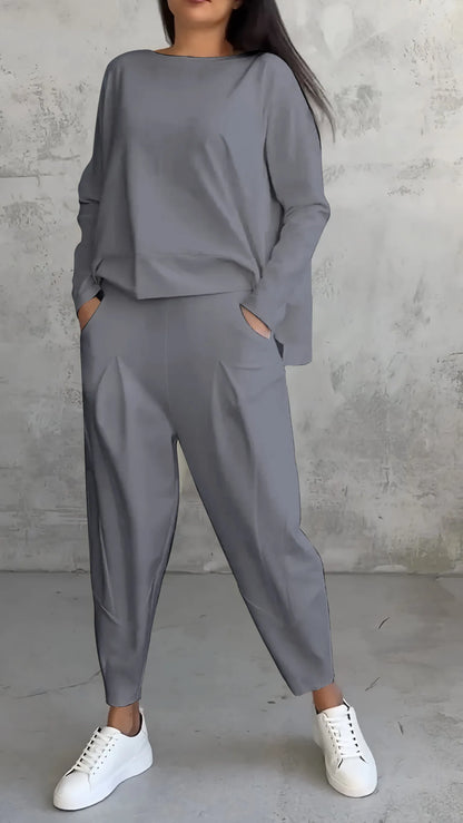 LB | Dwuczęściowy zestaw w swobodnym stylu relaxed fit