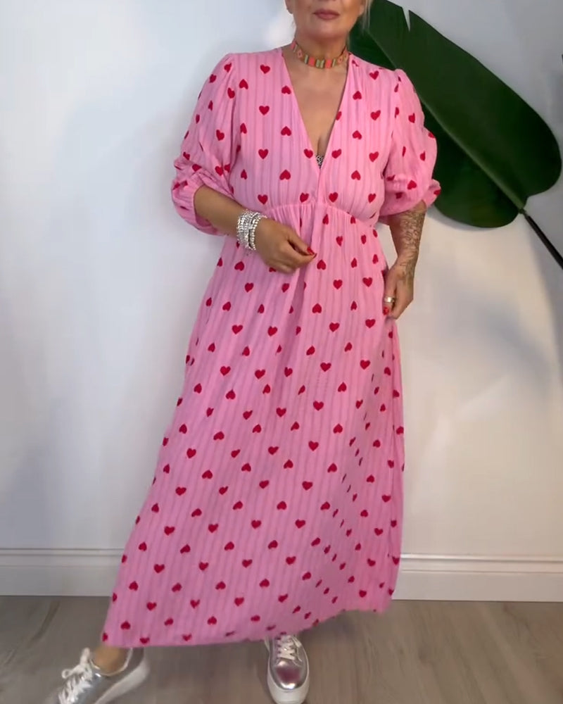 LB | SOPHIA ���� SUKIENKA MAXI SWEET HEART FLOW