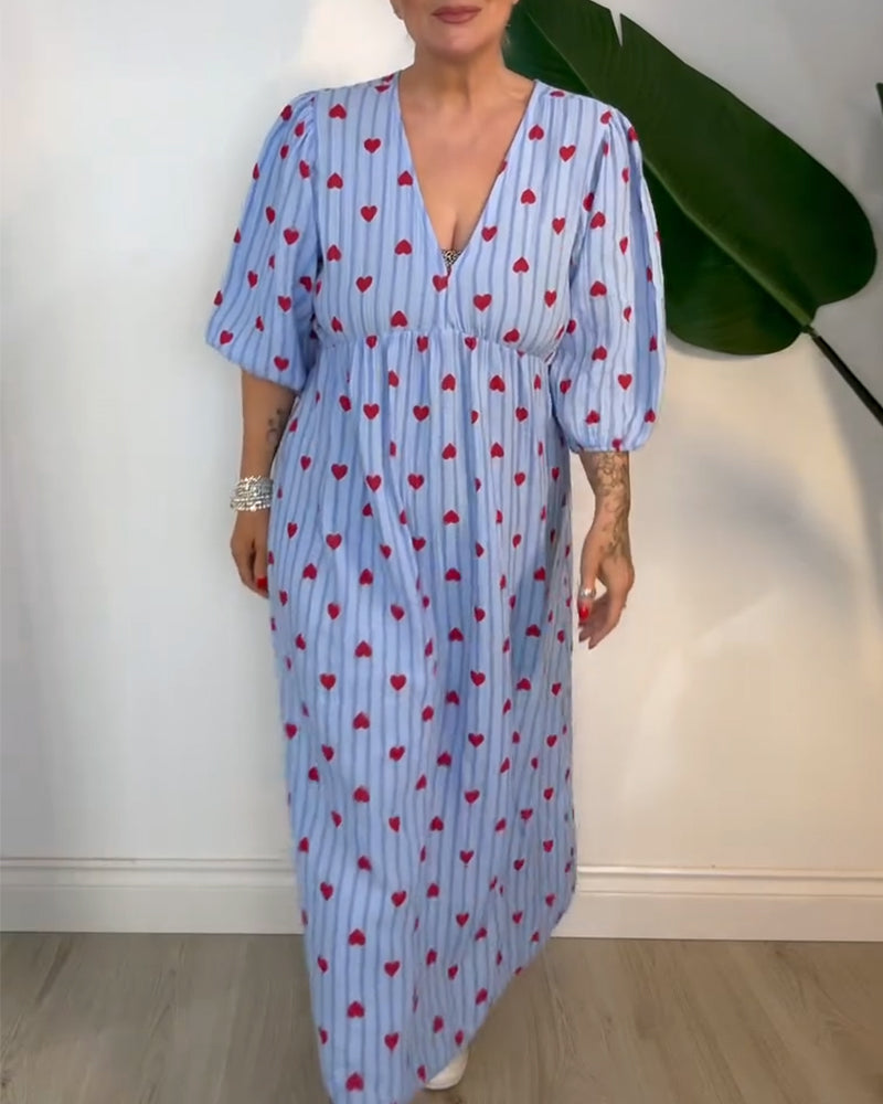 LB | SOPHIA ���� SUKIENKA MAXI SWEET HEART FLOW