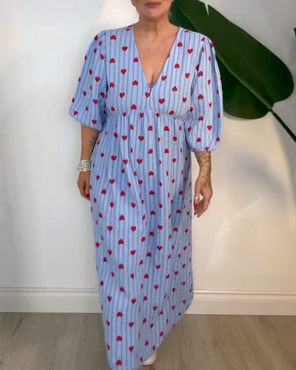 LB | SOPHIA ���� SUKIENKA MAXI SWEET HEART FLOW