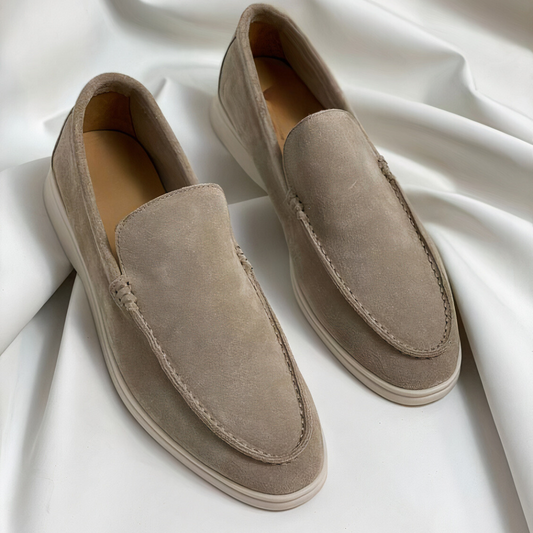Męskie buty casualowe LB | Suede Loafer Slip On