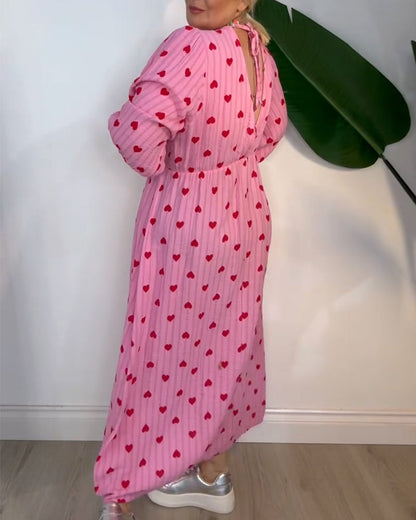 LB | SOPHIA ���� SUKIENKA MAXI SWEET HEART FLOW
