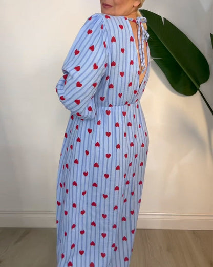 LB | SOPHIA ���� SUKIENKA MAXI SWEET HEART FLOW