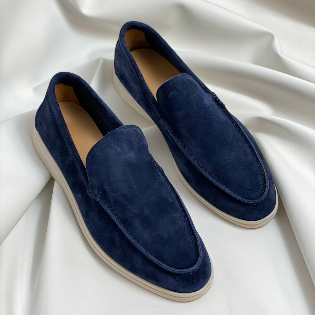 Męskie buty casualowe LB | Suede Loafer Slip On