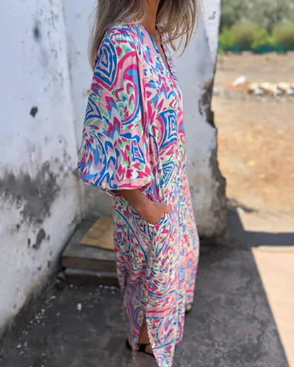 LB | Sukienka maxi Bohème