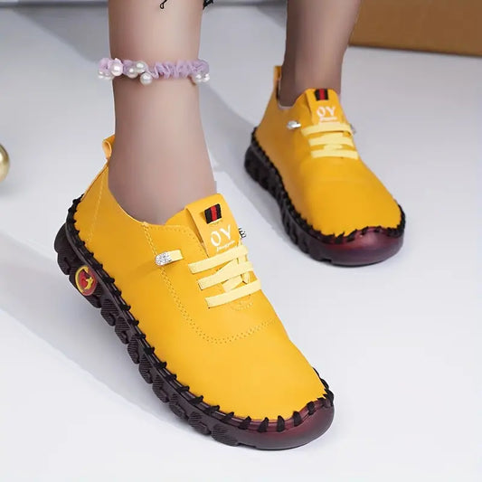 LB | JEDNOKOLOROWE CASUALOWE SNEAKERSY DLA KOBIET