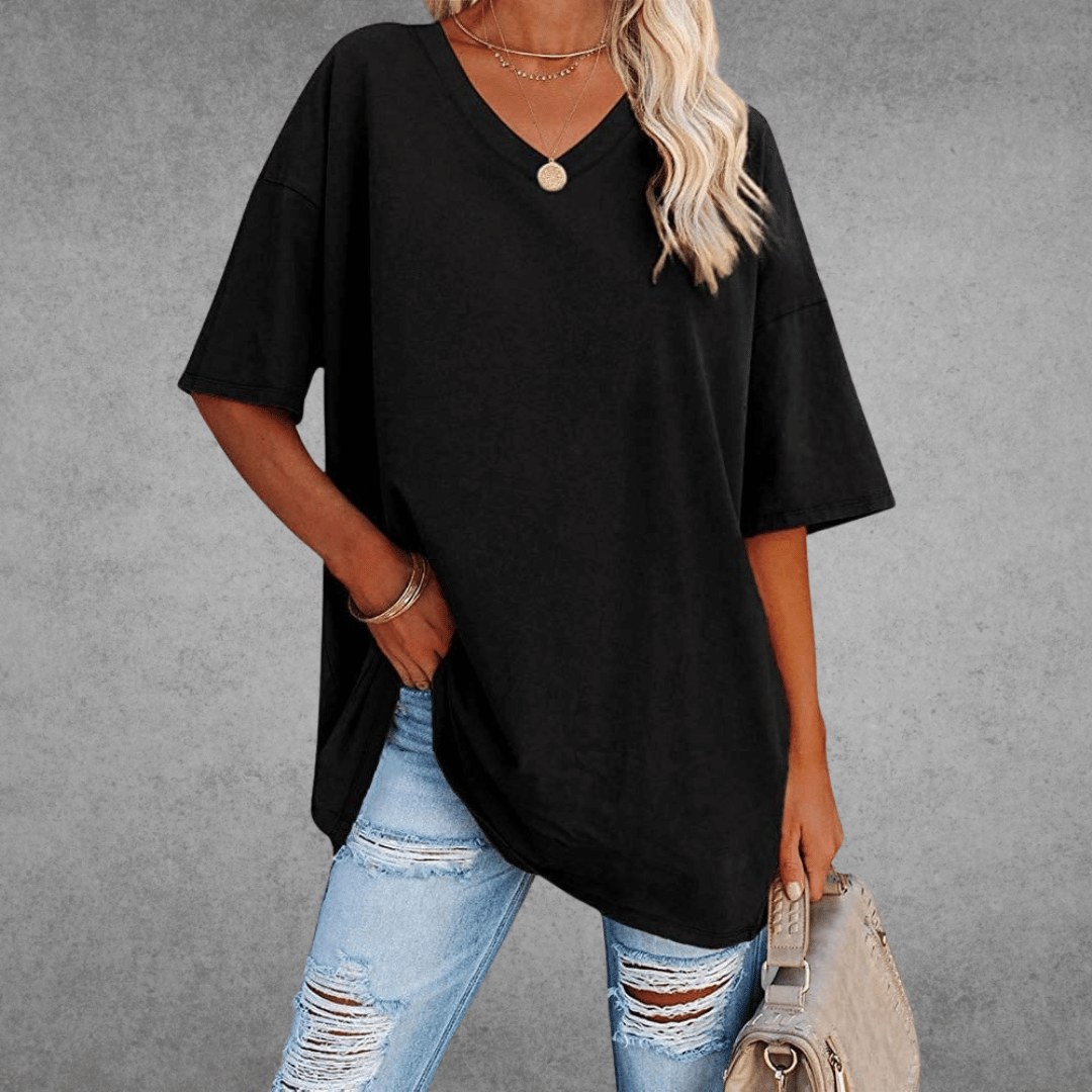 LB | Koszulka z krótkim rękawem V-neck