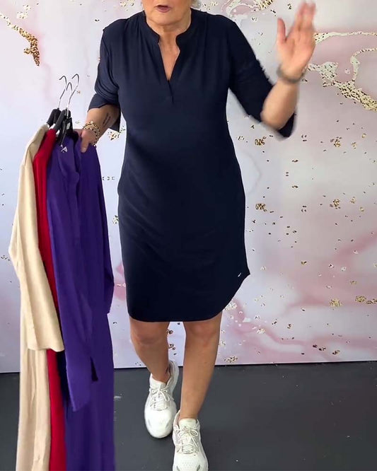 LB | Lottie ���� Sukienka midi z dekoltem w szpic