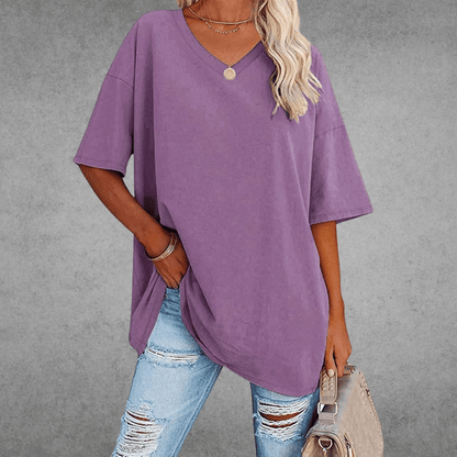 LB | Koszulka z krótkim rękawem V-neck