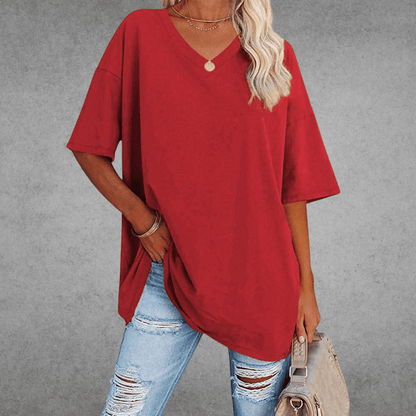 LB | Koszulka z krótkim rękawem V-neck
