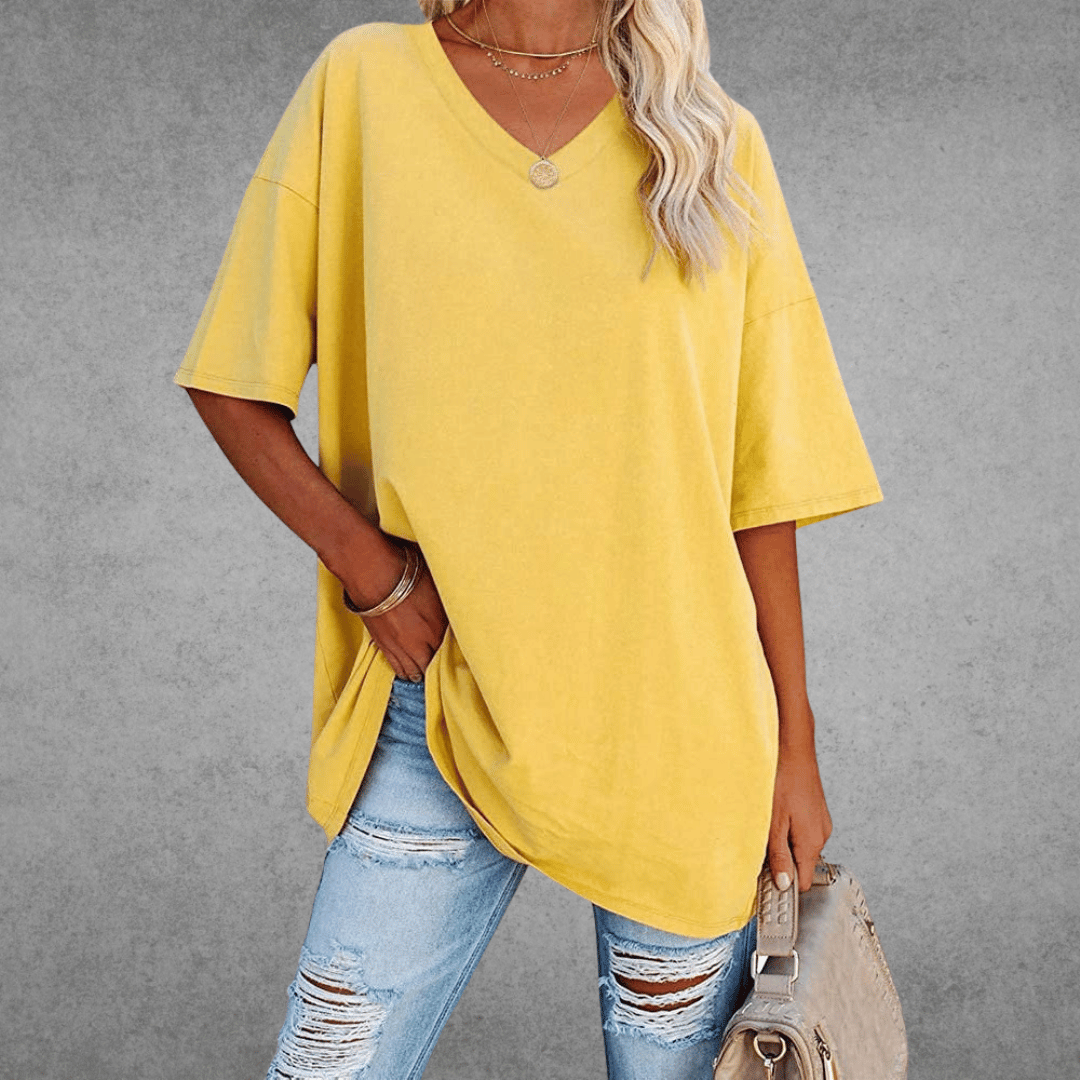 LB | Koszulka z krótkim rękawem V-neck