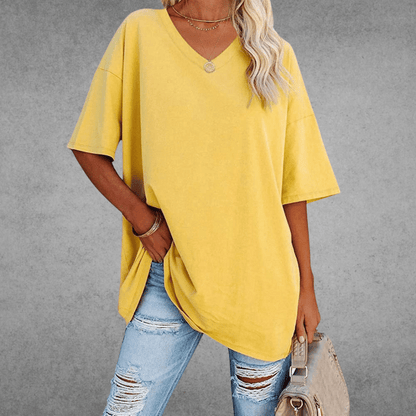 LB | Koszulka z krótkim rękawem V-neck