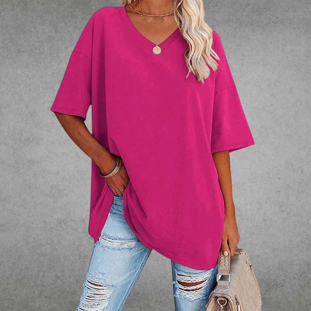 LB | Koszulka z krótkim rękawem V-neck