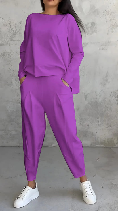LB | Dwuczęściowy zestaw w swobodnym stylu relaxed fit