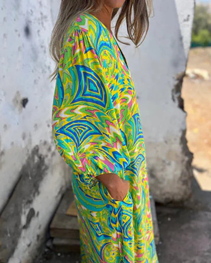 LB | Sukienka maxi Bohème