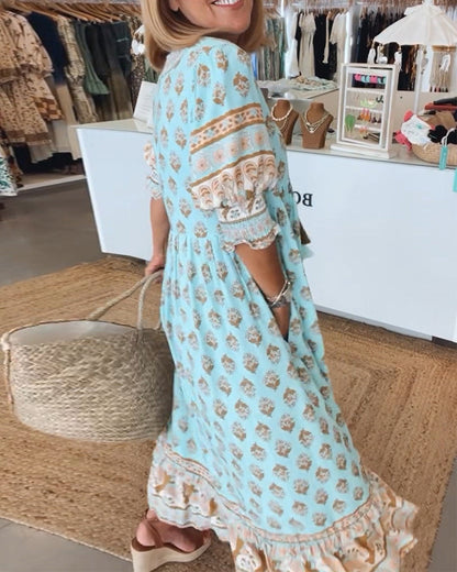 LB | Sukienka maxi w stylu boho
