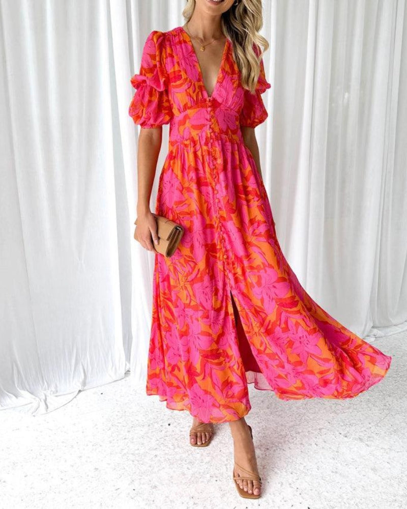 LB | Elegancka sukienka maxi