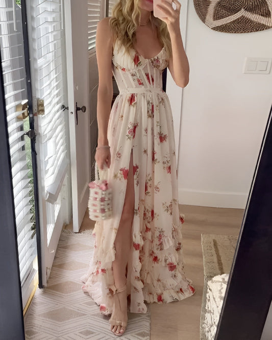 LB | CHLOE ���� BLOOMING WHISPERING MAXI DRESS