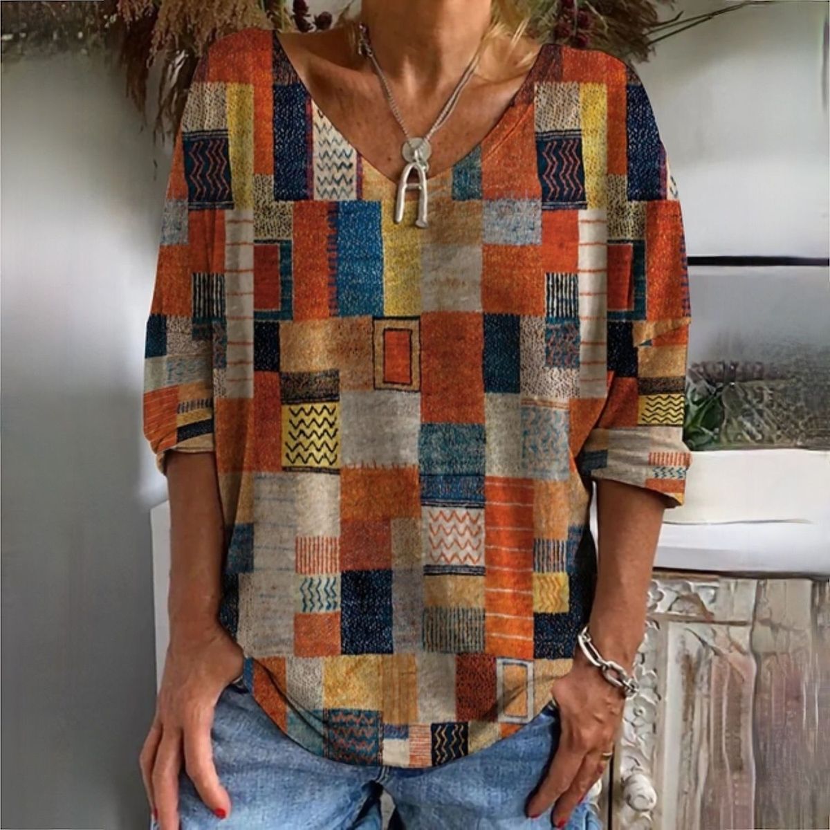 LB | Elegancka koszulka vintage