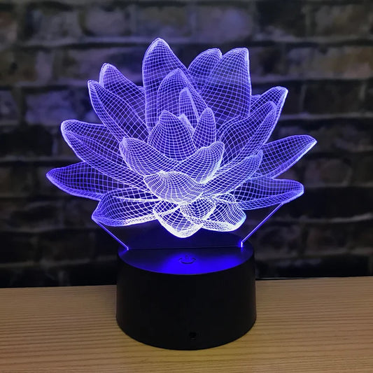 3DAcrylic - Noční lampa Lotus