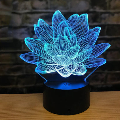 3DAcrylic - Noční lampa Lotus