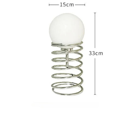 ArtisticStat - Stolní lampa z kovového skla s peřím