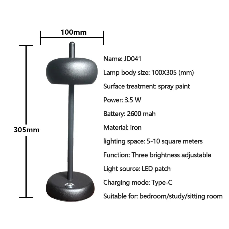 CycleShine - Kruhová stolní lampa