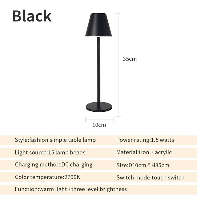 EcoGlow - Dobíjecí stolní lampa