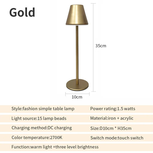 EcoGlow - Dobíjecí stolní lampa
